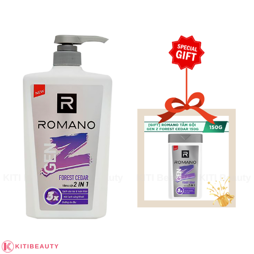 Tắm Gội 2 Trong 1 Romano Gen Z 610G + TẶNG 150G
